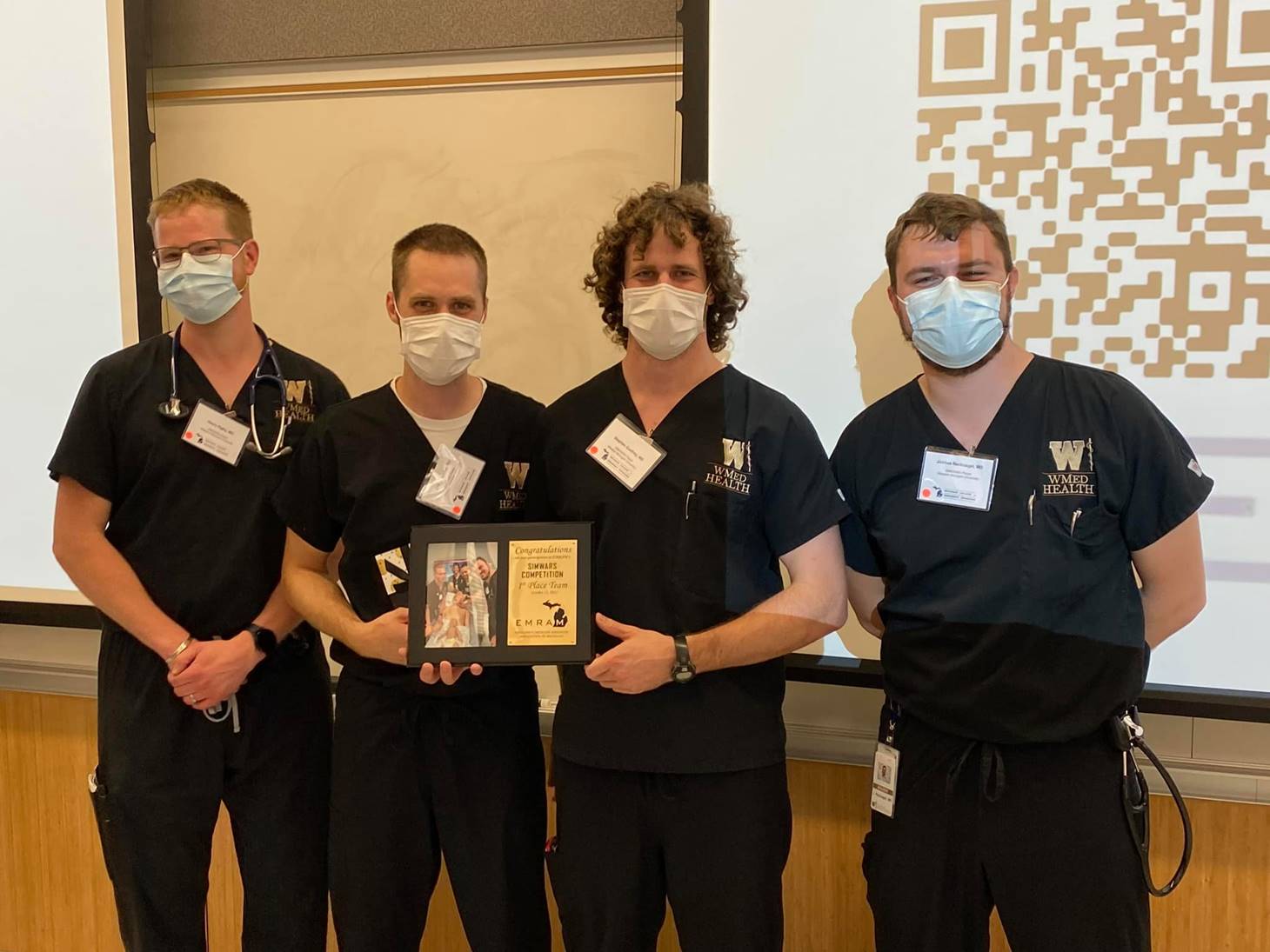 Four emergency medicine residents won SimWars