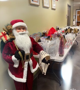 Christmas gifts at WMed Health's Pediatrics practice