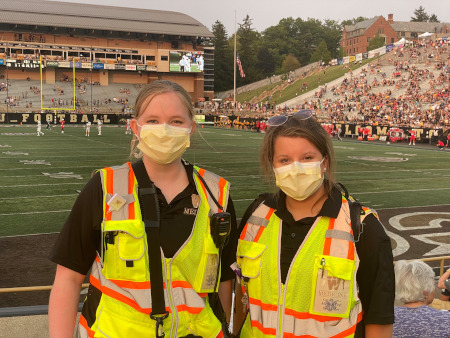 WMed students and physicians step up to provide medical coverage at WMU football games amid national EMS shortage